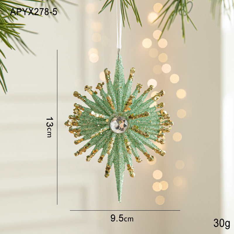 Wholesale Christmas Green Butterfly Ornaments